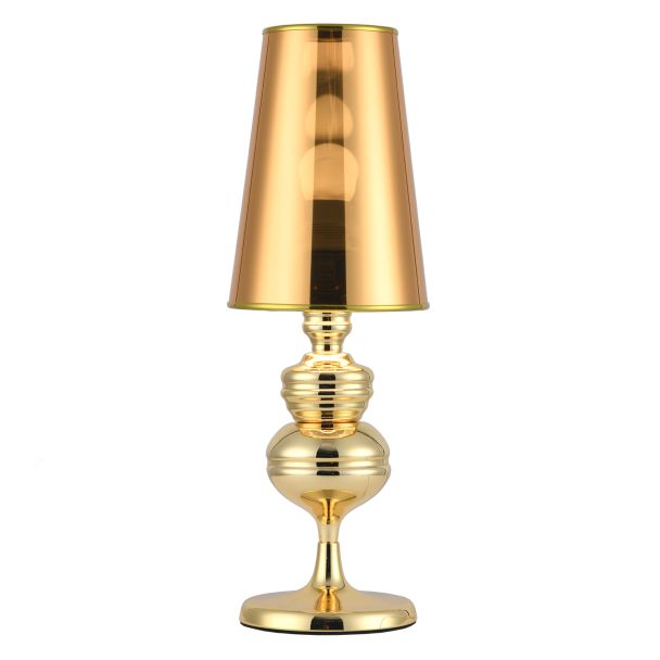 Step into design MT-8046-25 gold Lampa stołowa QUEEN złota 25 cm