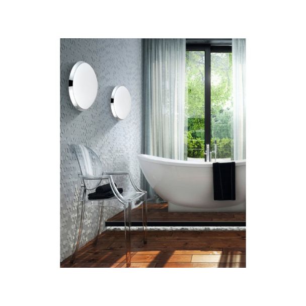 AZZARDO AZ1307 RITA DECORATIVE TOP / WALL WHITE / CHROME