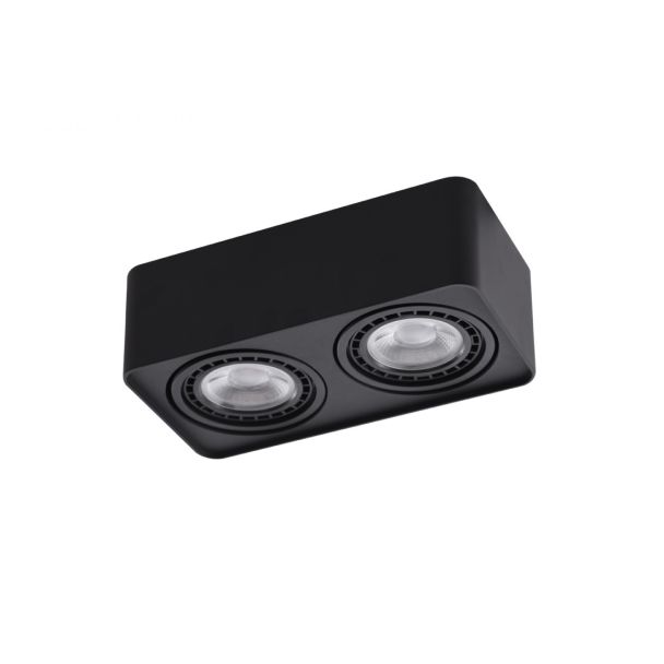 AZZARDO AZ4134 PAOLA 2 230V BK TECHNICAL EXPOSED DOWNLIGHT BLACK