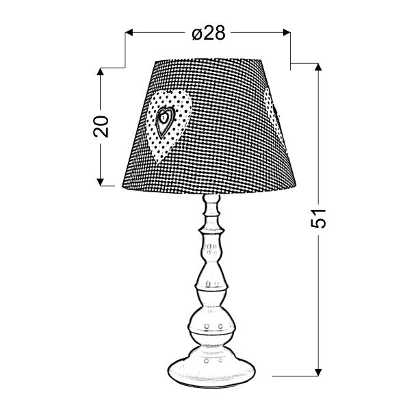 CANDELLUX 41-64189 SWEET 2 LAMPKA GABINETOWA