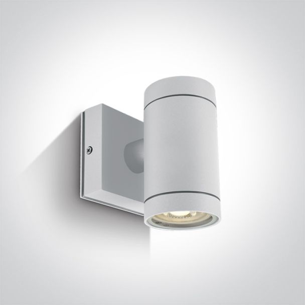 ONE LIGHT 67130E/W Lido K1 biały zewnętrzny cylinder ścienny 35W MR16 GU10