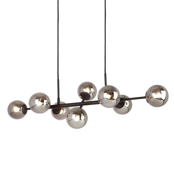 ITALUX Erimida PND-2244-8A-BL lampa wisząca czarna