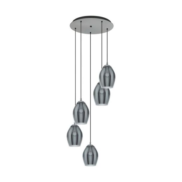 EGLO 39567 LAMPA ESTANYS OPRAWA WISZĄCA HL/5 E27 N/N SW-TRANSP.ESTANYS