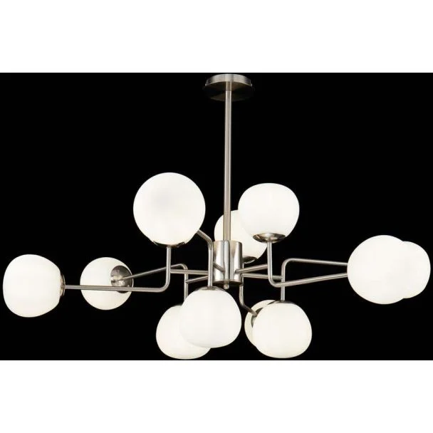MAYTONI MOD221-PL-12-N Modern Erich Chandelier Nickel