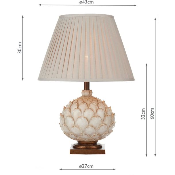 DAR LAY4233-X LAYER TL CREAM LRG CW SHD (PAR)