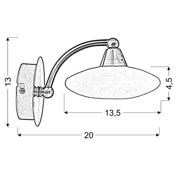 CANDELLUX 21-05857 ELISA LAMPA KINKIET 1X40 G9 SATYNA-NIKIEL+BIAŁE SZKŁO PROMOCJA