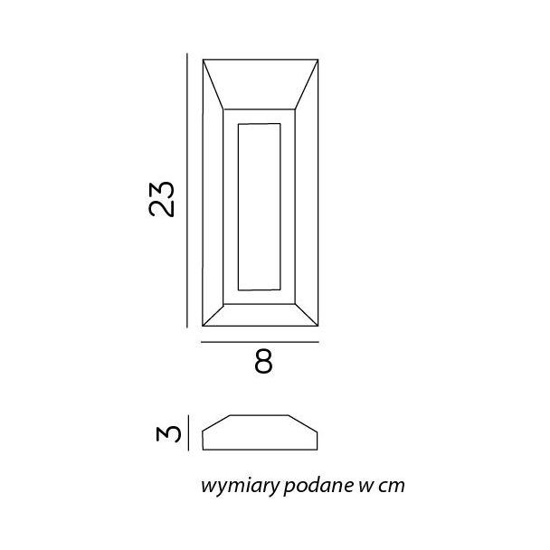 SU-MA Mur PC 2502B Oprawa natynkowa