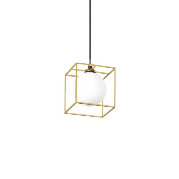 IDEAL LUX 251103 LINGOTTO SP1 OTTONE LAMPA WISZĄCA mosiądz