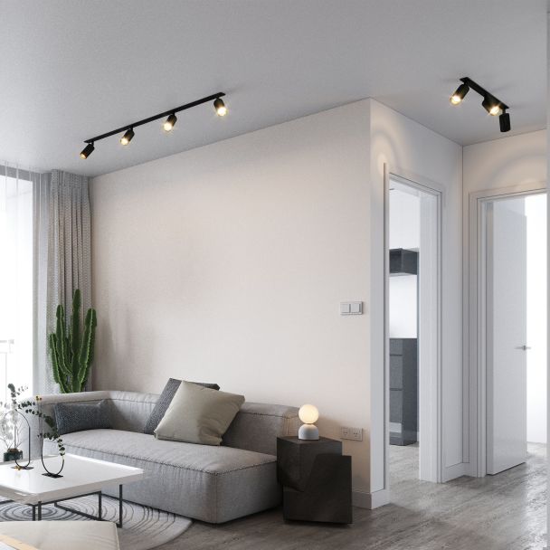 TK-LIGHTING 10809 AMIS BLACK4XGU10 PODTYNKOWY