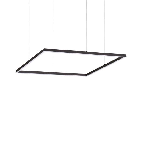 IDEAL LUX 259185 ORACLE SLIM SP D070 SQUARE 3000K ON-OFF BK LAMPA WISZĄCA czarny