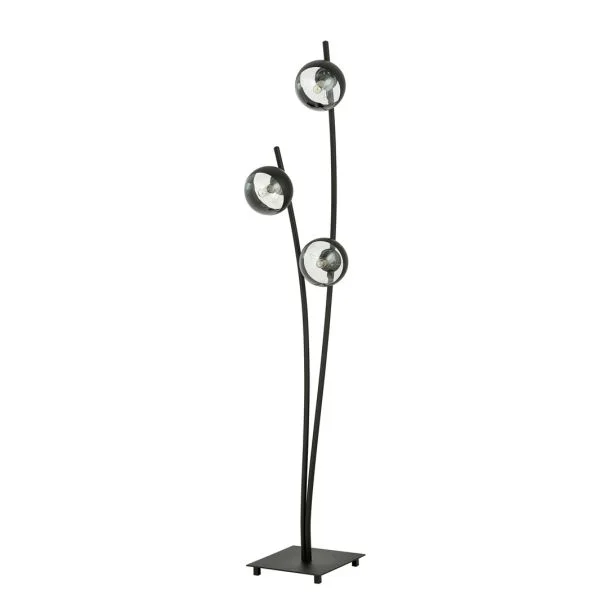 EMIBIG 1101/LP3 LAMPA PODŁOGOWA HUNTER LP3 BLACK/STRIPE