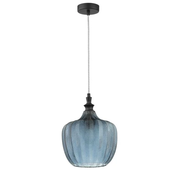 Luces Exclusivas BURGOS LE41917 LAMPA WISZĄCA niebieski