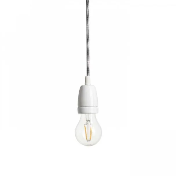 RENDL R10617 FABIO zestaw wiszący czarna/biała porcelana 230V E27 42W