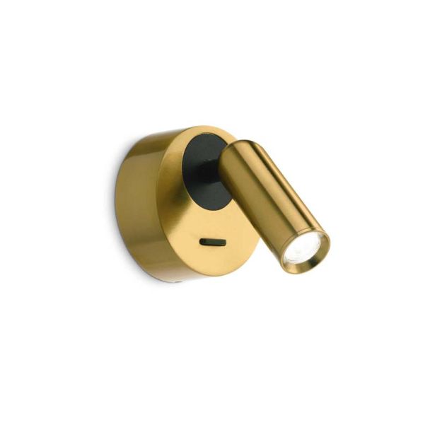 IDEAL LUX 260624 BEAN AP ROUND OTTONE KINKIET mosiądz