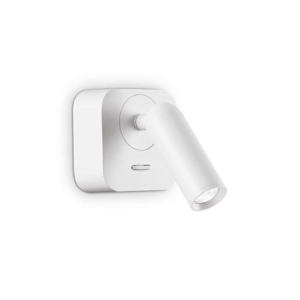 IDEAL LUX 260648 BEAN AP SQUARE BIANCO KINKIET biały