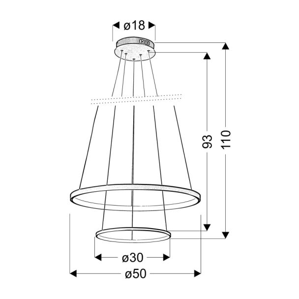 CANDELLUX 32-64752 LUNE ZWIS 50 OKRĄGŁY