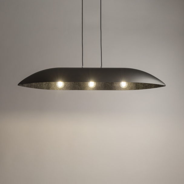 SIGMA 40642 lampa wisząca Gondola L srebrny/czarny
