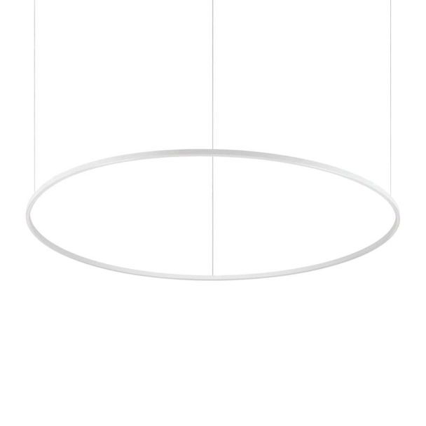 IDEAL LUX 265957 ORACLE SLIM SP D150 ROUND 3000K ON-OFF WH LAMPA WISZĄCA biały