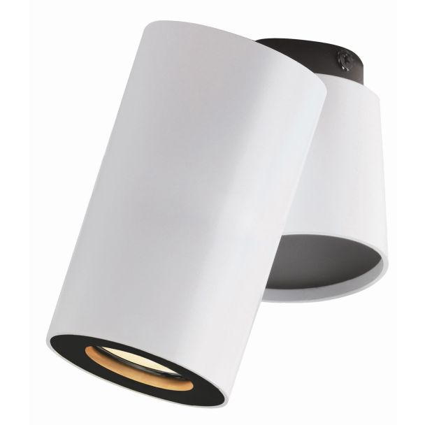 HOLDBOX HB12019 BARI I CEILING GU10 WHITE & BLACK