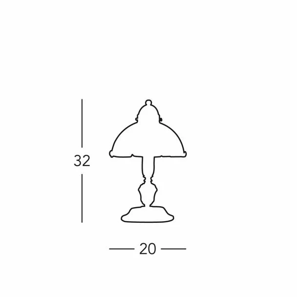 KOLARZ 731.73.100 NONNA lampa stołowa