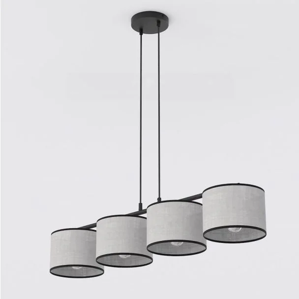 EMIBIG 1656/4 ECO 4 BL GRAY LAMPA WISZĄCA