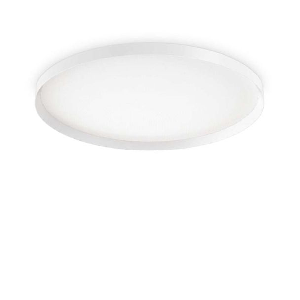 IDEAL LUX 270326 FLY PL D90 3000K BIANCO LAMPA SUFITOWA biały