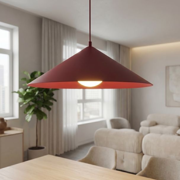 EMIBIG 1725/1L MONO 1L BURGUNDY OPAL Lampa wisząca