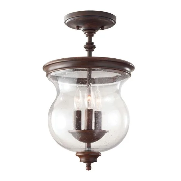 ELSTEAD Pickering Lane FE-PICKERING-LANE-SF 3 Light Semi-Flush