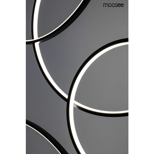 MOOSEE MSE010100371 MOOSEE lampa wisząca CIRCULO SIX czarna