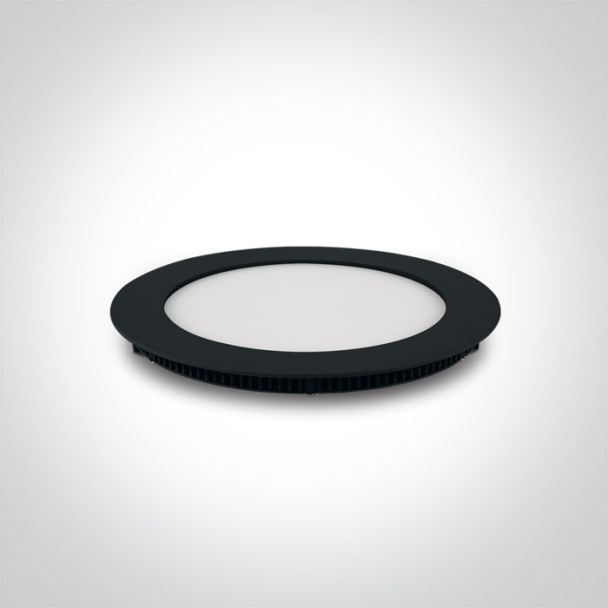 ONE LIGHT 10112FA/B/C Fokas 3 czarny wąski downlight LED IP40 4000K 12W