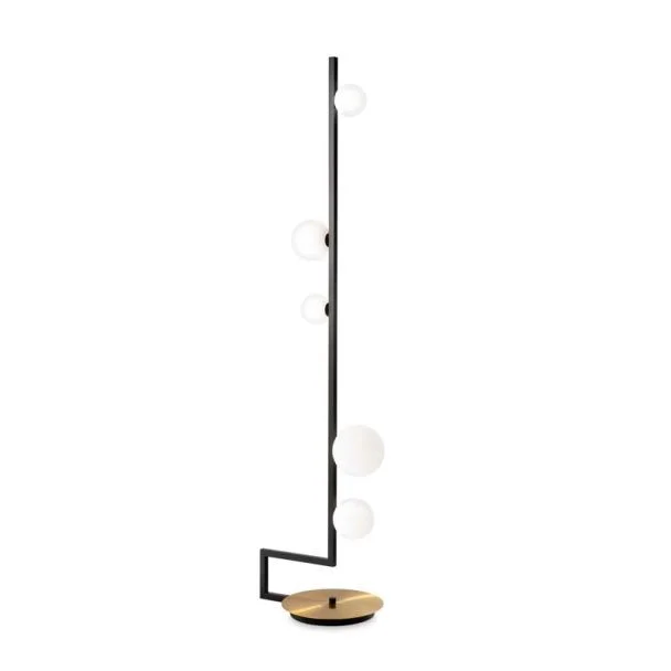 IDEAL LUX 273662 BIRDS PT5 LAMPA PODŁOGOWA czarny