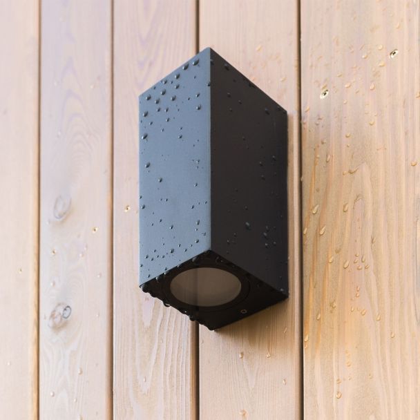 TK-LIGHTING 10970 AXIS GRAY KINKIET 2XGU10