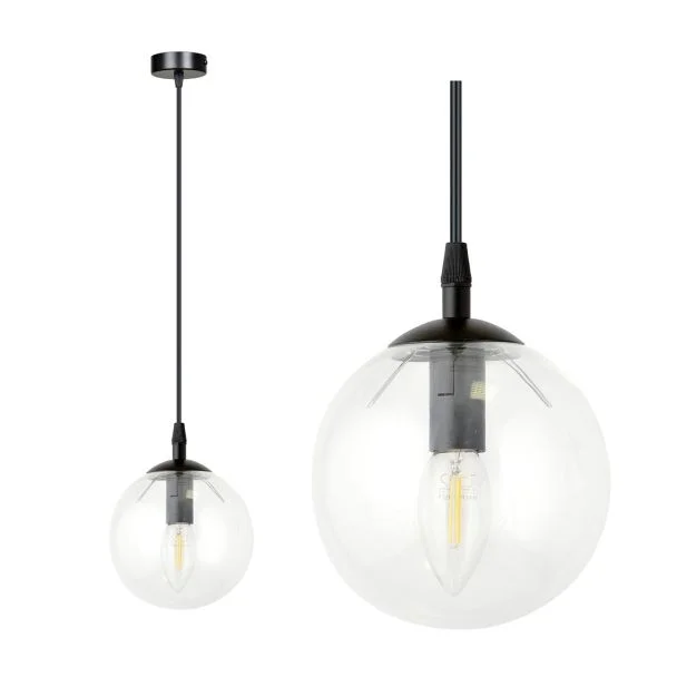 EMIBIG 711/1 LAMPA WISZĄCA COSMO 1 BL TRANSPARENT
