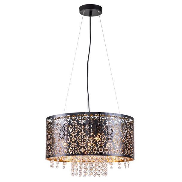 REALITY 324004-02 Hissa - lampa wisząca 4 płomienna czarna