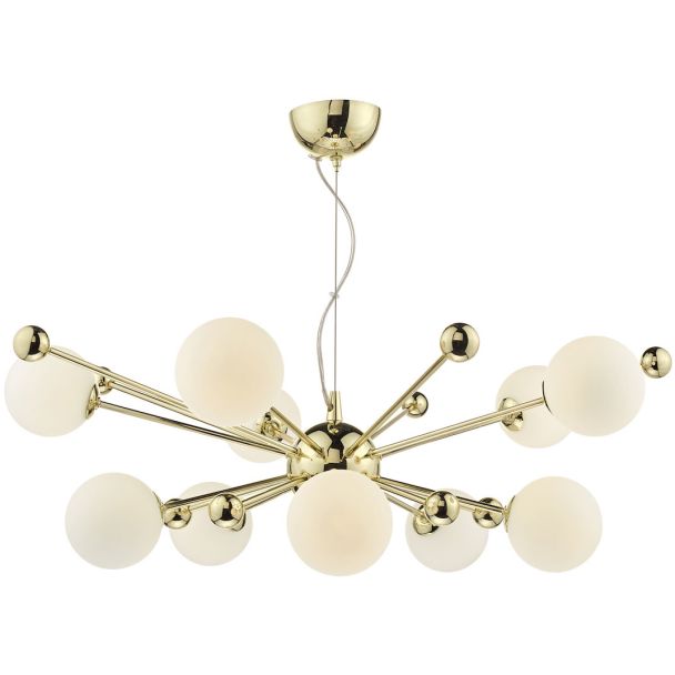 DAR URS2335 URSA 10LT PENDANT POL GOLD/ OPAL