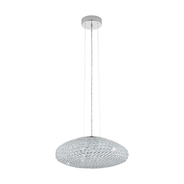 EGLO 95287 LAMPA CLEMENTE OPRAWA WISZĄCA HL/3 Ø540 CHROM/KRISTALL CLEMENTE