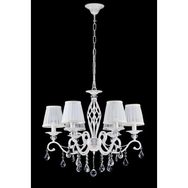 MAYTONI ARM247-06-G Elegant Grace Chandelier White with Gold