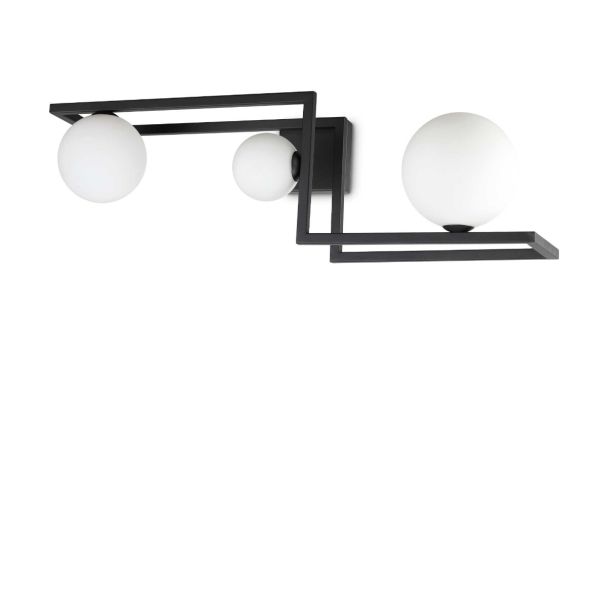 IDEAL LUX 284286 ANGOLO LAMPA SUFITOWA czarny