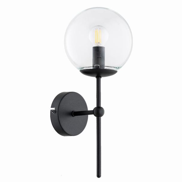 ALFA 28740 SEBIA BLACK KINKIET 1 PŁ E14