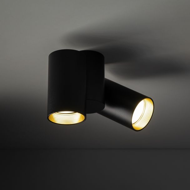 TK-LIGHTING 10974 AMIS BLACK DOWNLIGHT 2XGU10