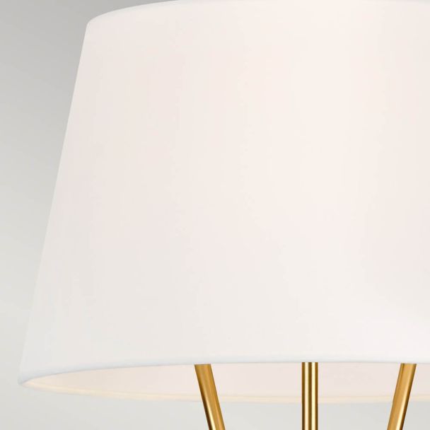 ELSTEAD Penny FE-PENNY-FL-BB 1 Light Floor Lamp - Burnished Brass