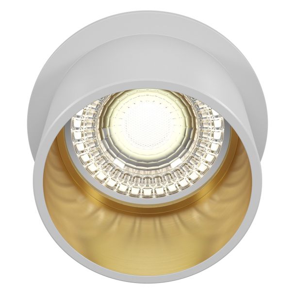 MAYTONI DL050-01WG Downlight Reif Downlight White with Gold