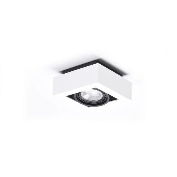 AZZARDO AZ4436 NIKEA 1 ES111 WH/BK TECHNICAL EXPOSED DOWNLIGHT WHITE / BLACK