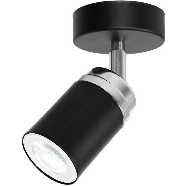 LUMINEX 5145 spot Reno black/chrome 1