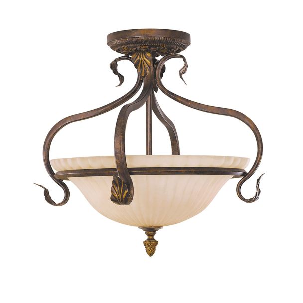 ELSTEAD Sonoma Valley FE-SONOMAVALLEY-SF 3 Light Semi-Flush