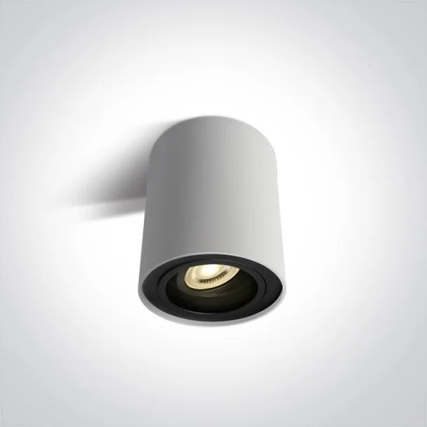 ONE LIGHT 12105Y/W Nemea biała oprawa sufitowa z oprawką GU10 MR16 10W