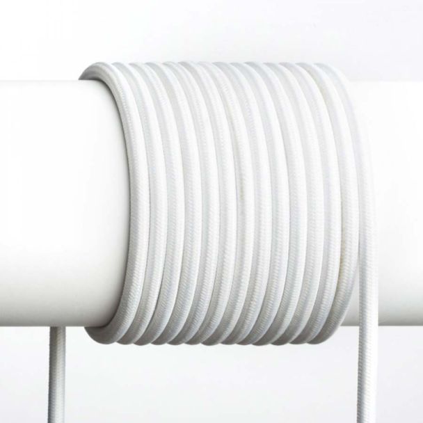 RENDL R12214 FIT kabel tekstylny 3x0,75 1bm biała