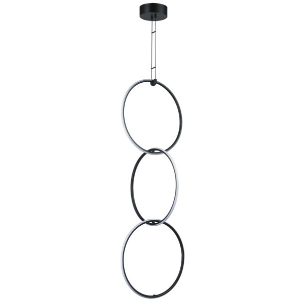 Step into design ST-10339P/3H Lampa wisząca COCO 3 LED czarna 40 cm