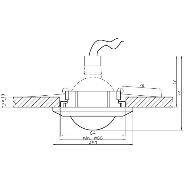 CANDELLUX 2254600 SSO-01 NM/CH MR16 KR NIK.MAT/CHR OPR.KRYSZTAŁ SOCZ.