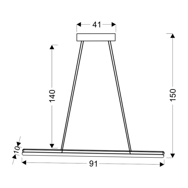 CANDELLUX A0010-311 COCONUT LAMPA WISZĄCA 91X8 28W LED BRĄZOWY 4000K APETI